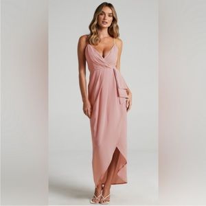 Showpo. Gave Me You Dress Blush Pink Size 4